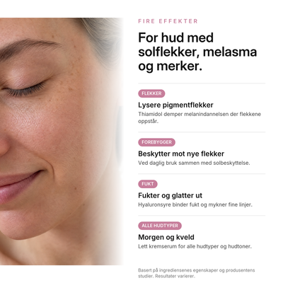 Anti-Pigment Dual Serum, fordeler