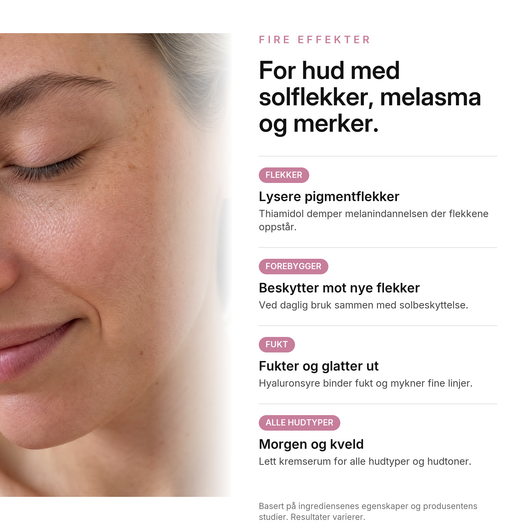 Anti-Pigment Dual Serum, fordeler