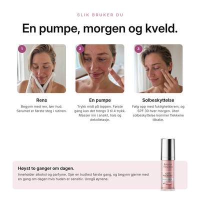Anti-Pigment Dual Serum, slik bruker du