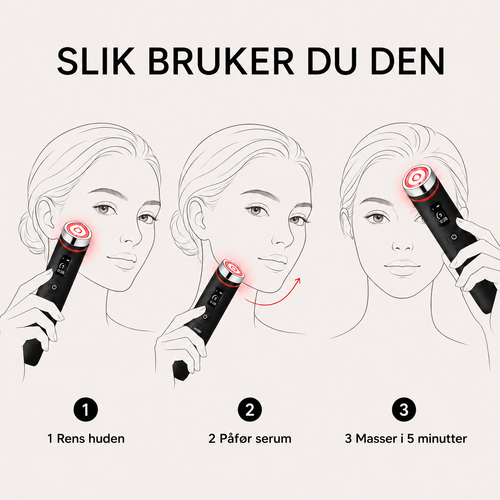 Essence Lift Pro: 6-i-1 LED og mikrostrømsenhet