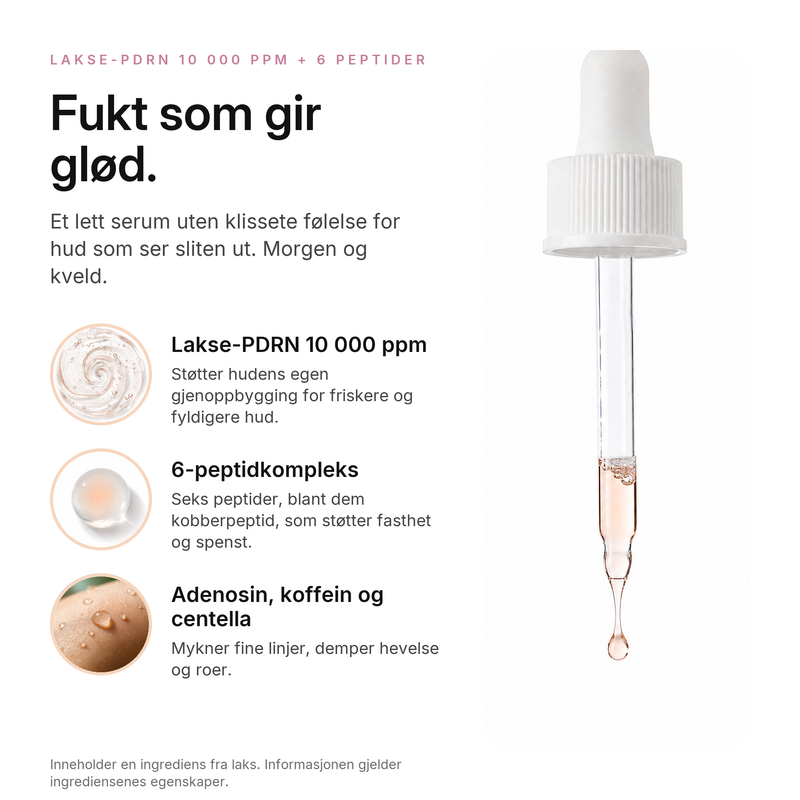 Lakse-PDRN Peptidserum, nøkkelingredienser