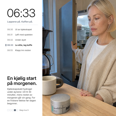 PDRN Hydrogel Øyelapper, livsstil