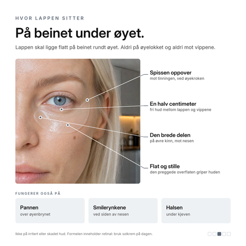 PDRN Hydrogel Øyelapper