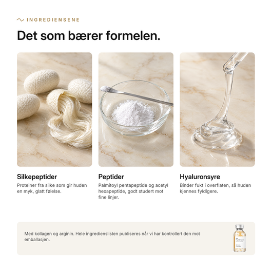 Silk Peptide Serum, ingrediensene