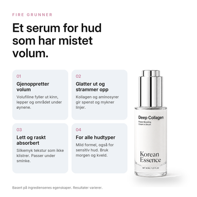 Volufiline Kollagenserum, fordeler